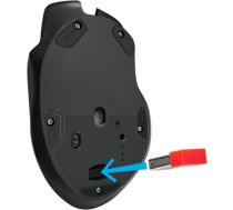 MOUSE DEFENDER GM-213 THUNDER RF 1600dpi 8P BLACK 52213