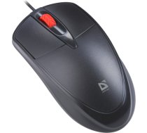 MOUSE DEFENDER ICON MB-057 OPTICAL 1000dpi 3P BLACK SILENT CLICK 52057