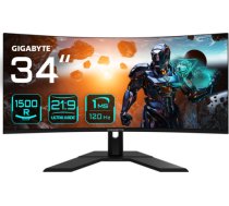 Gigabyte GS34WQC computer monitor 86.4 cm (34") 3440 x 1440 pixels Wide Quad HD LCD Black GS34WQC