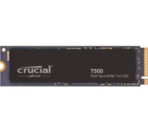 SSD CRUCIAL T500 4TB M.2 PCIe Gen4 NVMe 3D NAND Write speed 6900 MBytes/sec Read speed 7000 MBytes/sec TBW 2400 TB CT4000T500SSD3 CT4000T500SSD3