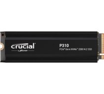 SSD CRUCIAL P310 2TB M.2 PCIe Gen4 NVMe 3D NAND Write speed 6000 MBytes/sec Read speed 7100 MBytes/sec TBW 440 TB CT2000P310SSD5 CT2000P310SSD5