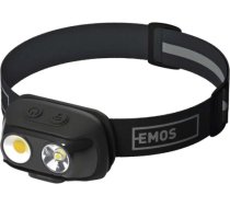 Emos COB LED uzlādējams galvas lukturis P3542, 500 lm, 130 m, litija pols 1200 mAh P3542
