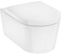 Hansgrohe piekaramais WC pods Elu Pura S AquaFall Rimless, Hygiene Effect ar Soft-close noņemamu vāku 62021450