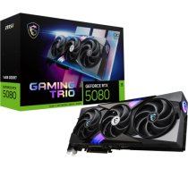 MSI GAMING GEFORCE RTX 5080 16G TRIO OC graphics card NVIDIA 16 GB GDDR7 RTX 5080 16G GAMING TRIO OC