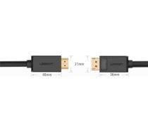 Ugreen Uni-directional DisplayPort to HDMI cable 4K 30 Hz 32 AWG 2 m (DP101 10202) 6957303812028