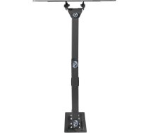 Maclean MC-700N TV Monitor Wall Mount Universal max VESA 200x20 23"-43" 30kg Black Extendable Tilting for Small TVs MC-700N