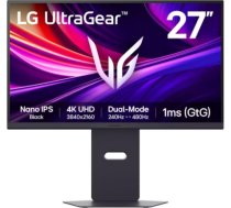 LCD Monitor LG 27G850A-B 27" Gaming/4K Panel IPS 3840x2160 16:9 1 ms Tilt Colour Black 27G850A-B 27G850A-B