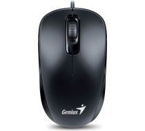 Mouse wired, Genius DX-110, black, optical, 1000DPI, USB 31010116100