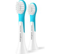 Philips Sonicare for Kids Mini zobu birstes uzgalis, 2 gab,3+, Balta/ciāna - HX6032/90 HX6032/90