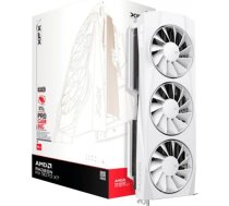 XFX Quicksilver AMD Radeon RX 9070XT White Gaming Edition with 16GB GDDR6 HDMI 3xDP, AMD RDNA 4 RX-97TQICKW9