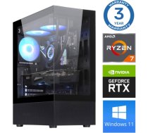 INTOP Ryzen 7 5700X 32GB 250SSD M.2 NVME RTX3050 6GB WIN11 RW46702WH