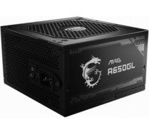 MSI MAG A650GL 650W Barošanas bloks MAG A650GL