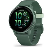 GARMIN Vivoactive 6 Metallic Jasper Green with Silicone Band sporta pulkstenis 010-02985-02