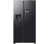 Samsung RS90F64EEF/EO Ledusskapis, Side-by-Side ar ūdens piesl., melns tēr. RS90F64EEFEO