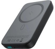Joyroom JR-W020 20W Mini magnetic wireless power bank 10000mAh Black With USB to Type-C 0.25m Cable Black 6941237166388