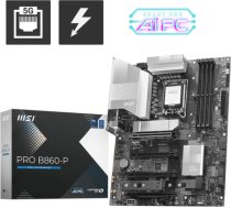MSI PRO B860-P motherboard Intel B860 LGA 1851 (Socket V1) ATX PRO B860-P