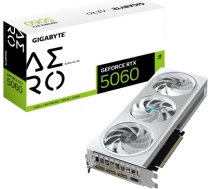 Graphics Card GIGABYTE NVIDIA GeForce RTX 5060 8 GB GDDR7 128 bit PCIE 5.0 16x GPU 2595 MHz 1xHDMI 3xDisplayPort GV-N5060AEROOC-8GD GV-N5060AERO OC-8GD