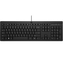 HP 125 G2 USB Wired Keyboard, Sanitizable, Copilot Key - Black - US ENG / AY2Y7AA#ABB AY2Y7AA#ABB
