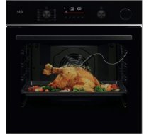 AEG TR6PB531SB SenseCook SteamCrisp 6000.sērijas Iebūvējama tvaika cepeškrāsns WiFi melna, pirolīze TR6PB531SB