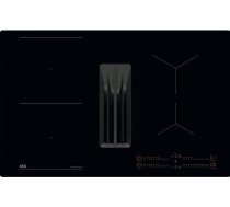 AEG TH84CB03CB indukcijas virsma 80cm ar integrētu tvaika nosūcēju Bridge Hob2Hood TH84CB03CB
