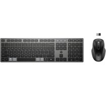 HP 725 Wireless Mouse Keyboard Combo - Multi-Device, Dual-Mode, Programmable, Rechargeable, 4000 dpi - Nightfall Black - ENG 9T5B0UT#ABB 9T5B0UT#ABB