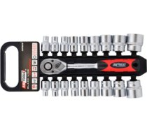 Uzgriežņa galviņu komplekts AWTools AW39019; 1/2''; 8-32 mm; 19 gab. AW39019