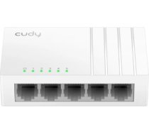 Cudy GS105U Network Switch Unmanaged 5-Port Gigabit Ethernet (10/100/1000) White GS105U