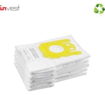 Invest Eko Sintētiskie putekļu sūcēju maisi KARCHER 2501 / 2601 plus / NT181 / WD2500M (4gab.) 6.904-329&KAR IZ-K21S