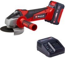EINHELL Power X-Change cordless angle grinder TC-AG 18/115 Li Kit, 18 Volt red/black, Li-Ion battery 4.0 Ah 4431133