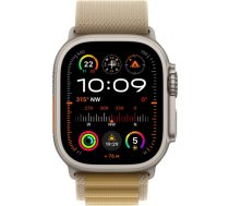 Apple Watch Ultra 2, Smartwatch (grey, 49 mm, Alpine Loop Almond, Titanium Case, cellular) MX4H3FD/A