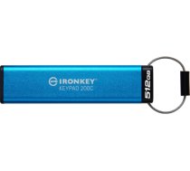Kingston IronKey Keypad 200 512 GB, USB stick (USB-C 3.2 Gen 1) IKKP200C/512GB