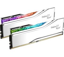 G.Skill DDR5 - 32GB - 7600 - CL - 36 (2x 16 GB) dual kit, RAM (silver, F5-7600J3646G16GX2-TR5S, Trident Z5 Royal, INTEL XMP) F5-7600J3646G16GX2-TR5S