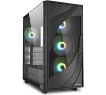 Sharkoon Rebel C80G RGB, tower case (black, tempered glass) 4044951041152