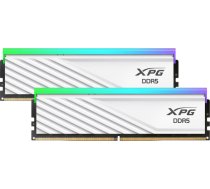 ADATA DDR5 - 32GB - 6000 - CL - 32 (2x 16 GB) Dual Kit, RAM White, AX5U6000C3616G-DTLABRWH, XPG Lancer Blade RGB, INTEL XMP, AMD EXPO AX5U6000C3616G-DTLABRWH