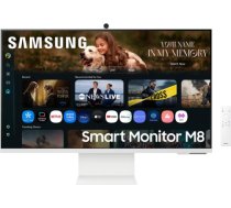 LCD Monitor SAMSUNG LS32FM801UUXDU 32" Smart/4K Panel VA 3840x2160 16:9 60 Hz 4 ms Colour White LS32FM801UUXDU LS32FM801UUXDU