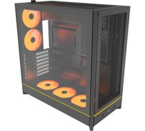 Montech HS01 PRO, tower case black, tempered glass HS01 PRO (B)