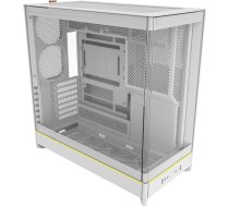 Montech HS02, tower case white, tempered glass x 2 HS02 (W)