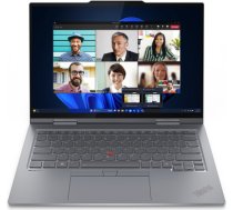 Lenovo ThinkPad X1 2-in-1 Gen 9 Intel Core Ultra 7 155U Hybrid (2-in-1) 35.6 cm (14") Touchscreen WUXGA 16 GB LPDDR5x-SDRAM 1 TB SSD Wi-Fi 6E (802.11ax) Windows 11 Pro English Grey 21KE0043PB