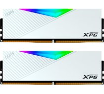 ADATA DDR5 - 64GB - 6400 - CL - 32 (2x 32 GB) dual kit, RAM (white, AX5U6400C3232G-DCLARWH, Lancer RGB, INTEL XMP) AX5U6400C3232G-DCLARWH