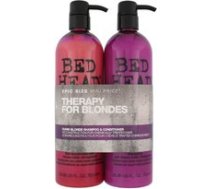 Tigi Bed Head Dumb Blonde Duo Kit - Cassette for damaged blonde hair 1500ml 0615908942217