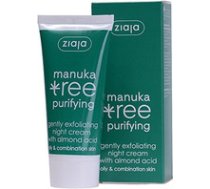 Ziaja Night Cream Gently Exfoliating Manuka Tree Purifying 50 ml 50ml 5901887044314