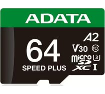 A-data MEMORY MICRO SDXC 64GB UHS-I/UD64GUI3V30A2SP-RA1 ADATA UD64GUI3V30A2SP-RA1