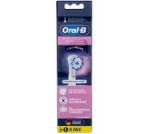 Oral-B Pro Sensitive Clean Electric Toothbrush Head, X-Shaped & Extra Soft Bristles for Gentle Brushing & Plaque Removal, Pack of 4 Toothbrush Heads, White 8006540892473