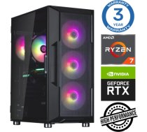 INTOP Ryzen 7 5700X 32GB 500SSD M.2 NVME RTX3050 6GB no-OS RW36299NS