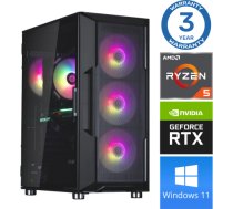 INTOP Ryzen 5 5500 16GB 250SSD M.2 NVME RTX3050 6GB WIN11 RW36280WH