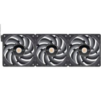 Thermaltake TOUGHFAN EX12 Pro High Static Pressure PC Cooling Fan – Swappable Edition, Case Fan (Black, 3-Fan Pack) CL-F171-PL12BL-A