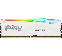 Kingston FURY DDR5 - 16GB - 6000 - CL - 36, single RAM (white, KF560C36BWE2-16, Beast RGB, AMD EXPO) KF560C36BWE2-16