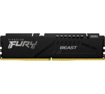 Kingston FURY DDR5 - 16GB - 6000 - CL - 30, Single RAM (black, KF560C30BBE-16, Fury Beast, INTEL XMP, AMD EXPO) KF560C30BBE-16