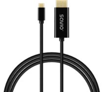 Kabelis SAVIO USB-C TO HDMI 2m, 4K CL-191