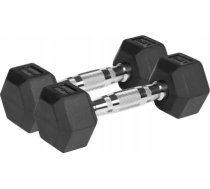 Rebel Active HEX čuguna hanteles, gumijotas, 2 × 2,5 kg RBA-2325-02.5